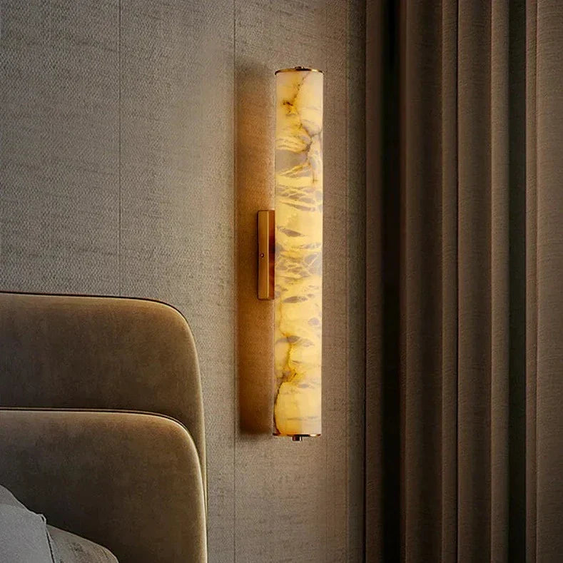 Lampe Murale en Marbre - Élégance Wabi-Sabi et Luxe Durable