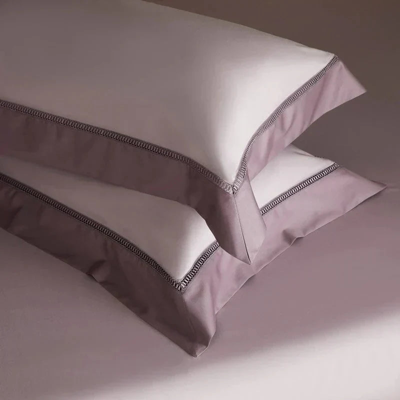 Ensemble de Literie en Coton Égyptien - Confort Respirant et Élégance Sereine