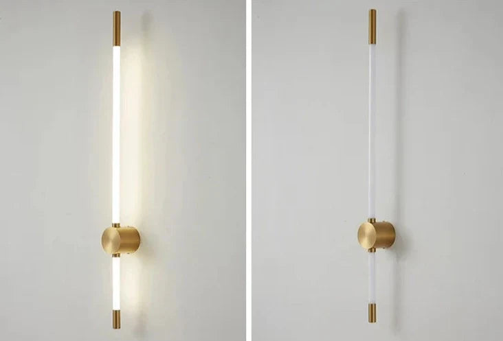 Applique Murale LED Verticale - Éclairage Économe et Élégant