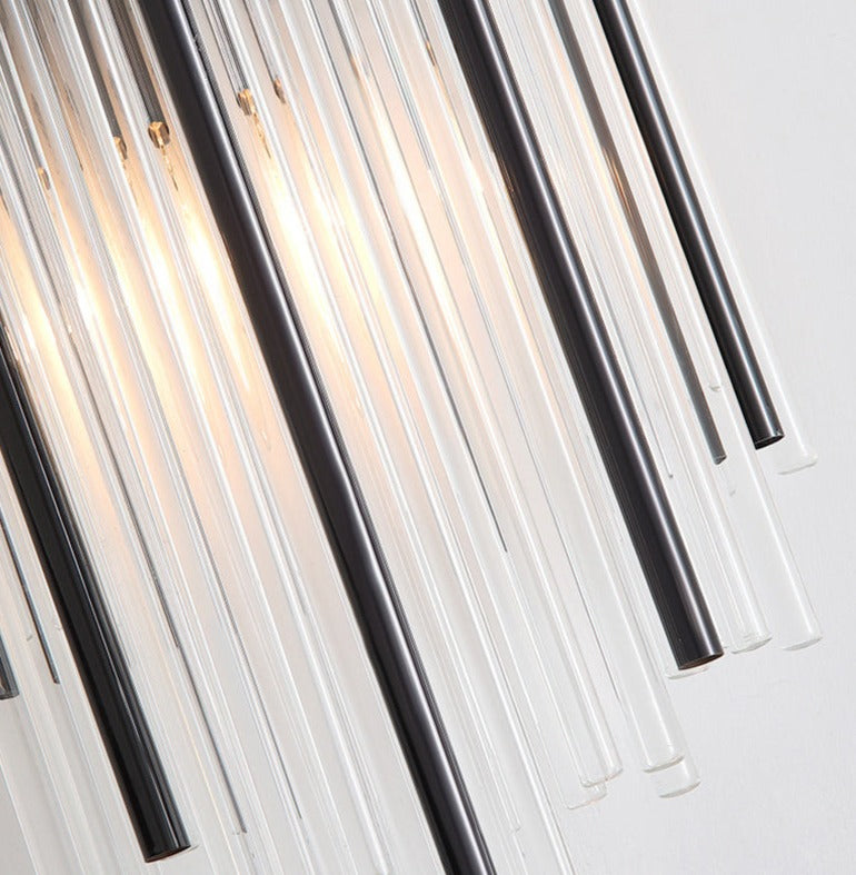 Applique Murale en Cristal Doré - Construction Durable et Éclairage Polyvalent