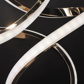 Lampe de Table LED Design en Spirale - Éclairage Chaud et Apaisant