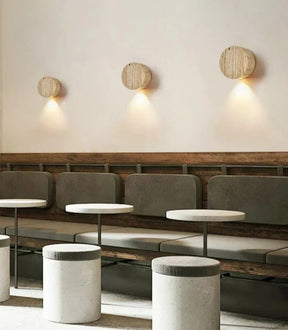 Applique Murale en Marbre - Éclairage LED Luxueux et Durable
