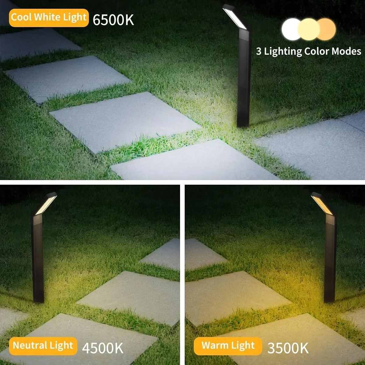 Lampes Solaire de Jardin - Éclairage Extérieur Étanche et Ajustable