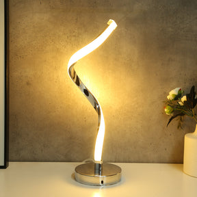 Lampe de Bureau LED Spiral - Design Élégant et Économe en Énergie