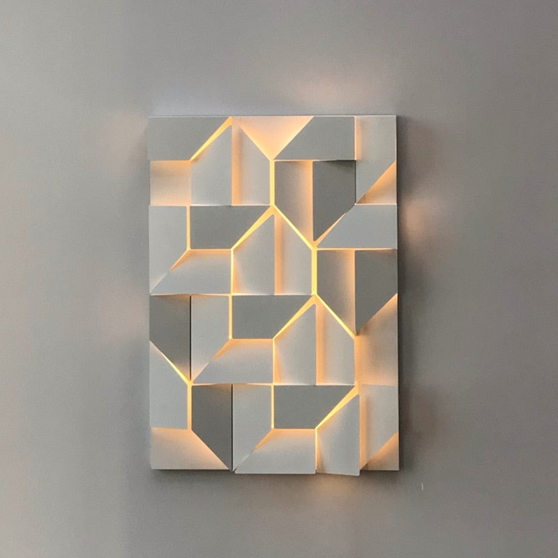 Lampe Murale 3D Économique - Éclairage Élégant et Durable