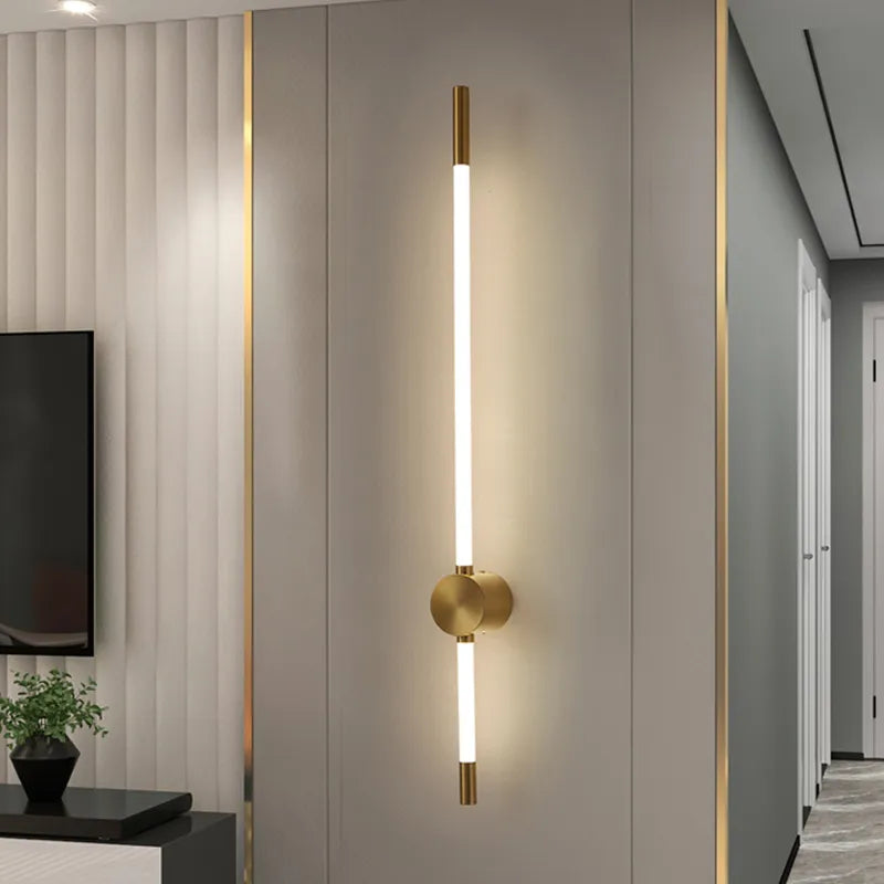 Applique Murale LED Verticale - Éclairage Économe et Élégant
