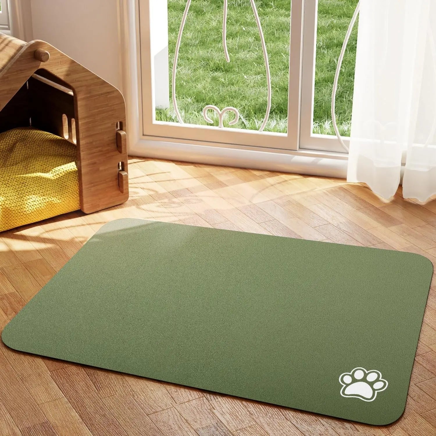 Tapis Absorbant pour Animaux - Protection du Sol et Séchage Rapide