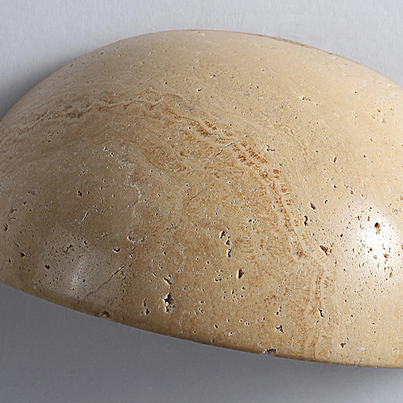 Lampe Murale en Pierre Naturelle - Ambiance Apaisante et Élégante