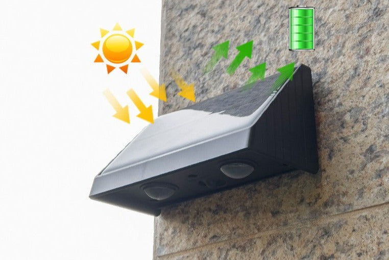 Applique Solaire Étanche pour Extérieur - Éclairage LED Durable et Écologique