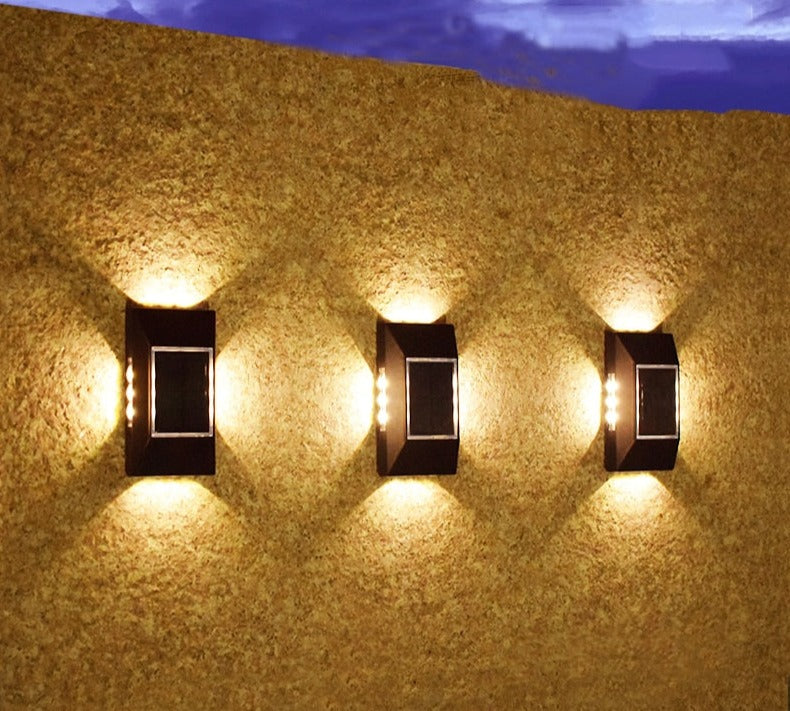 Lampe d'escalier solaire étanche - Éclairage Durable pour Espaces Extérieurs