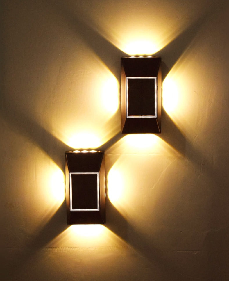 Lampe d'escalier solaire étanche - Éclairage Durable pour Espaces Extérieurs