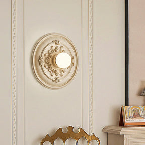 Applique Murale Ronde Rétro - Éclairage Élégant et Durable