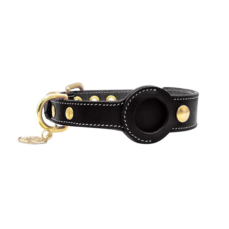 Collier pour Chien avec Suivi AirTag - Résistant et Confortable pour Toutes les Races