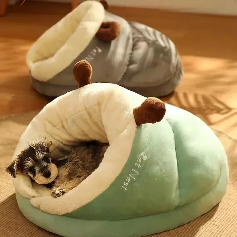 Lit pour Chien Pliable en Fleece - Confort Hivernal et Entretien Facile