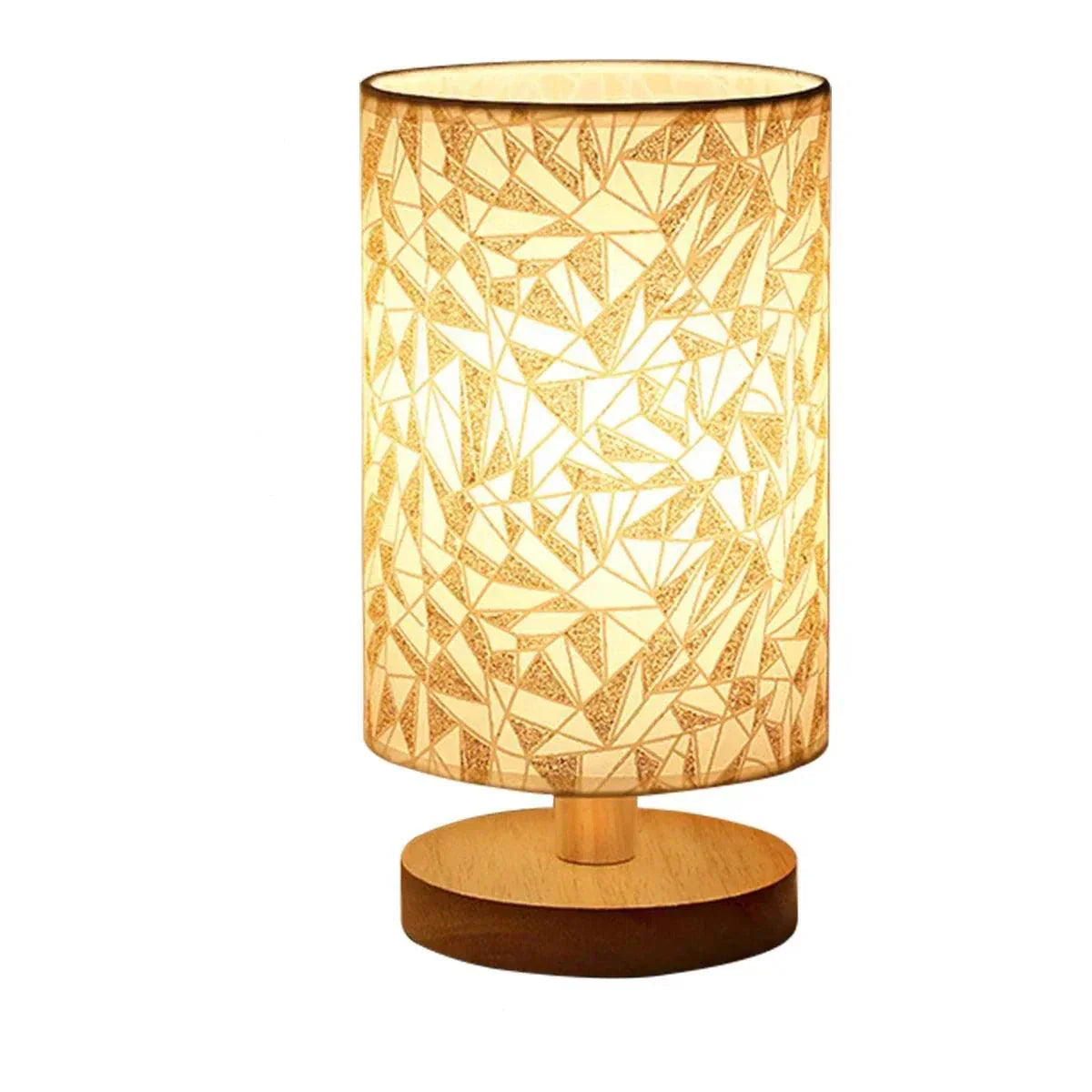 Lampe en Bois Massif Design - Lumière LED Économique et Apaisante