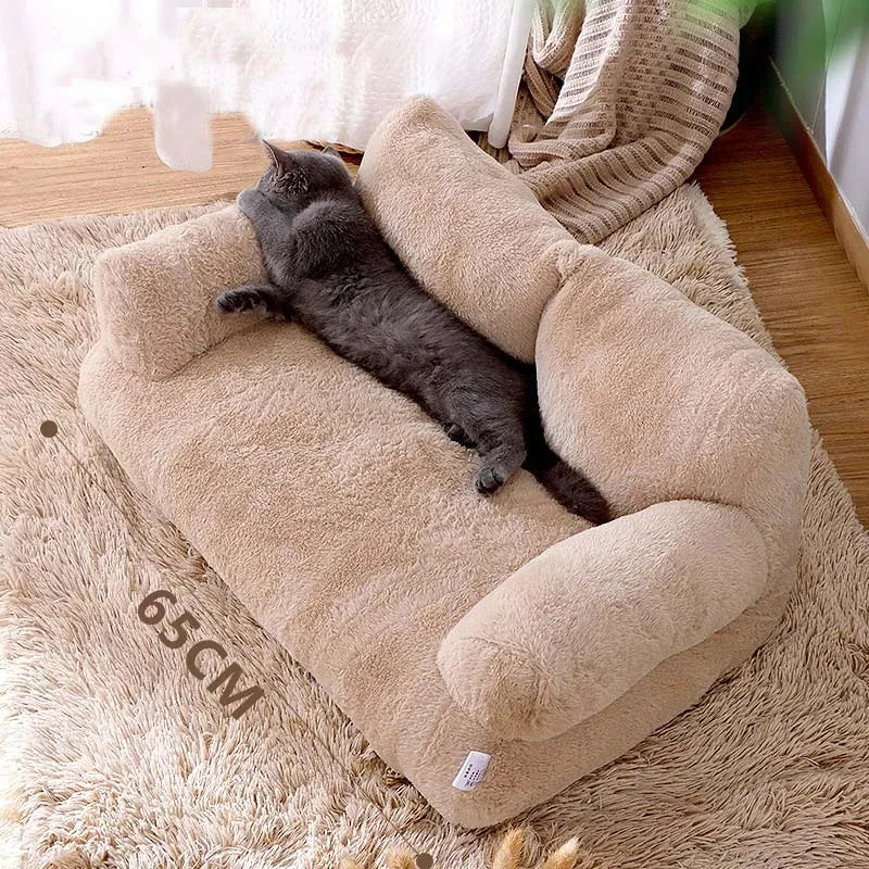Lit de Luxe pour Chats et Chiens - Confort Douillet et Chaleur Hivernale