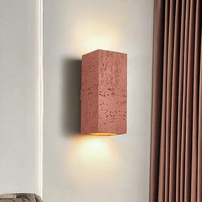 Lampe Murale en Ciment - Design Rustique et Énergétiquement Efficace