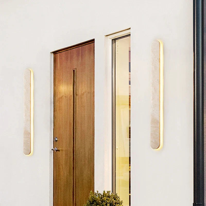 Lampe Murale en Marbre - Élégance Scandinave et Économie d'Énergie
