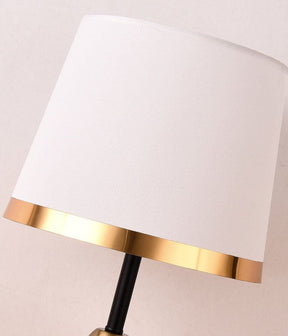 Lampe de Table Élégante en Or et Noir - Éclairage Chic pour Ambiance Cosy