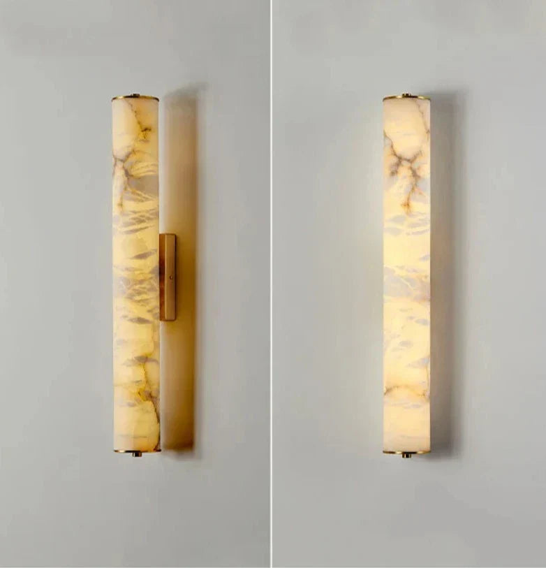 Lampe Murale en Marbre - Élégance Wabi-Sabi et Luxe Durable