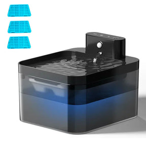 Fontaine d'Eau pour Chat - Activation Automatique et Eau Filtrée