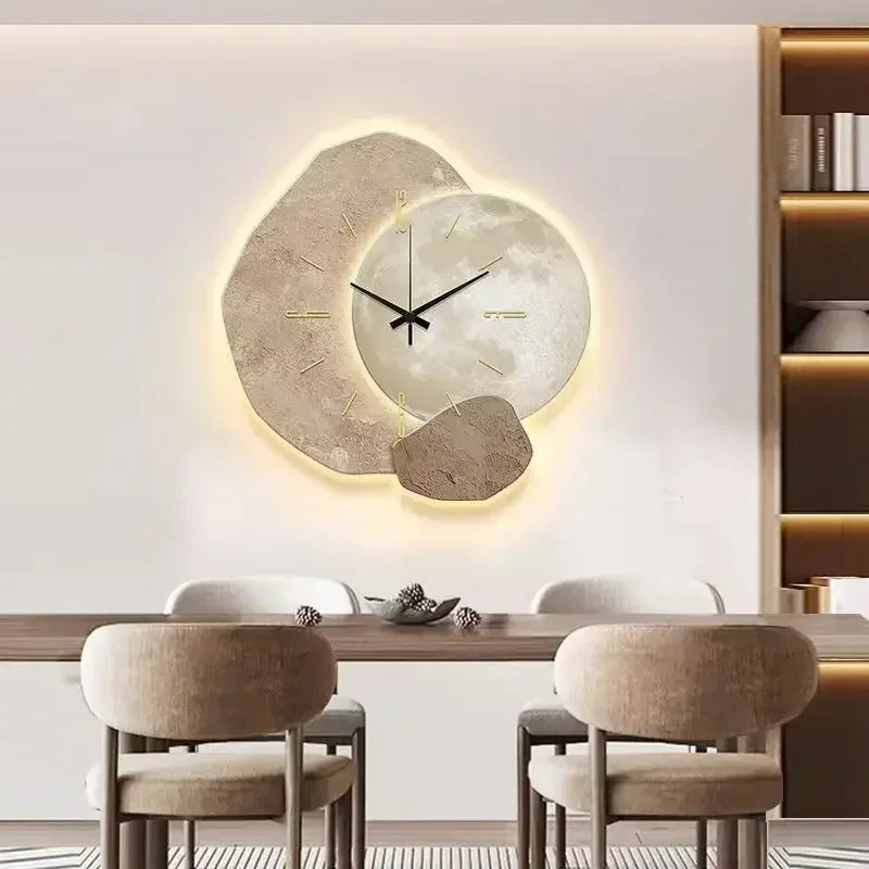 Horloge Murale Minimaliste en Bois - Élégance Silencieuse pour Intérieurs Modernes