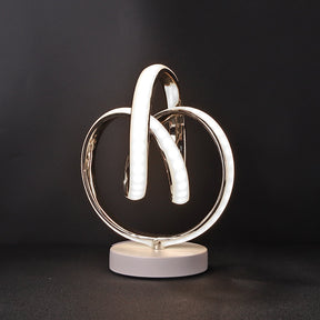 Lampe de Table LED Design en Spirale - Éclairage Chaud et Apaisant
