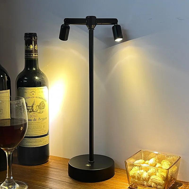Lampe de Bureau Vintage Tactile - Éclairage Élégant et Portable