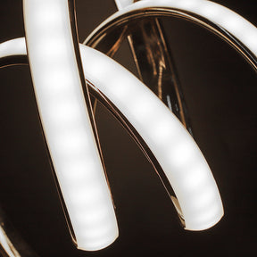 Lampe de Table LED Design en Spirale - Éclairage Chaud et Apaisant