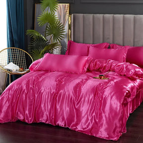 Literie en Satin de Luxe - Douceur et Élégance pour Votre Chambre