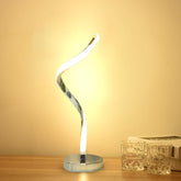 Lampe de Bureau LED Spiral - Design Élégant et Économe en Énergie