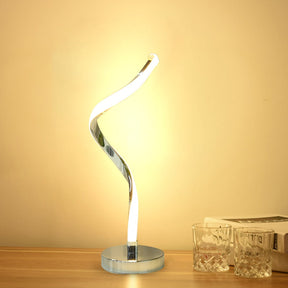 Lampe de Bureau LED Spiral - Design Élégant et Économe en Énergie
