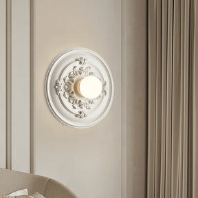 Applique Murale Ronde Rétro - Éclairage Élégant et Durable