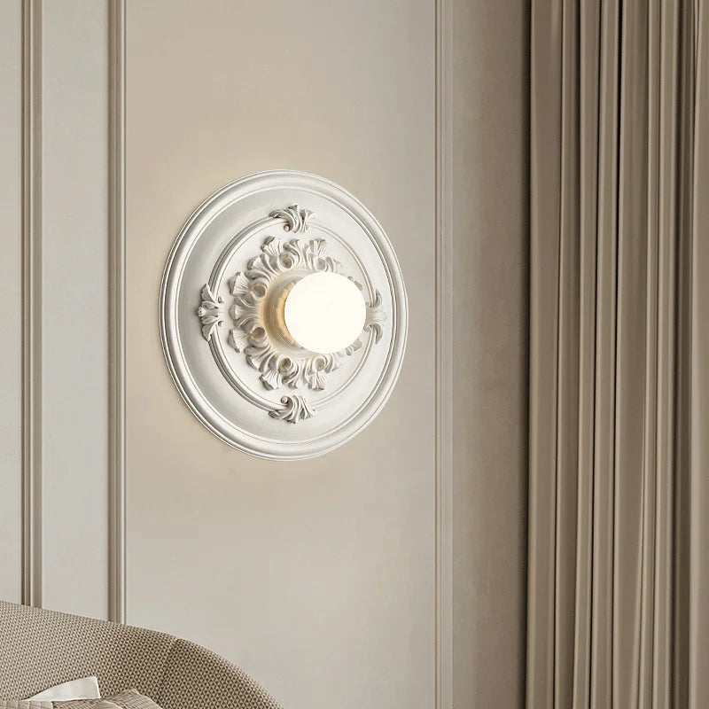 Applique Murale Ronde Rétro - Éclairage Élégant et Durable