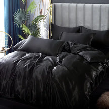 Literie en Satin de Luxe - Douceur et Élégance pour Votre Chambre