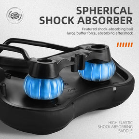 Selle de Vélo Confortable Antichoc - Design Ergonomique et Antidérapant