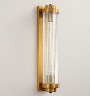 Applique Murale en Cristal Doré - Éclairage Élégant et Durable pour Intérieur