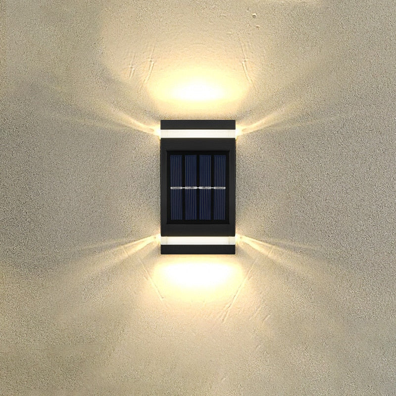 Lampe Murale Solaire pour Jardin - Éclairage Élégant et Écologique