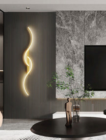 Applique Murale LED Contemporaine - Design Artistique et Éclairage Polyvalent