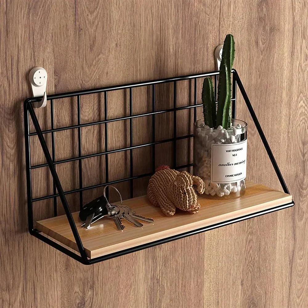 Étagère Murale en Chanvre Durable - Style Naturel et Rangement Pratique