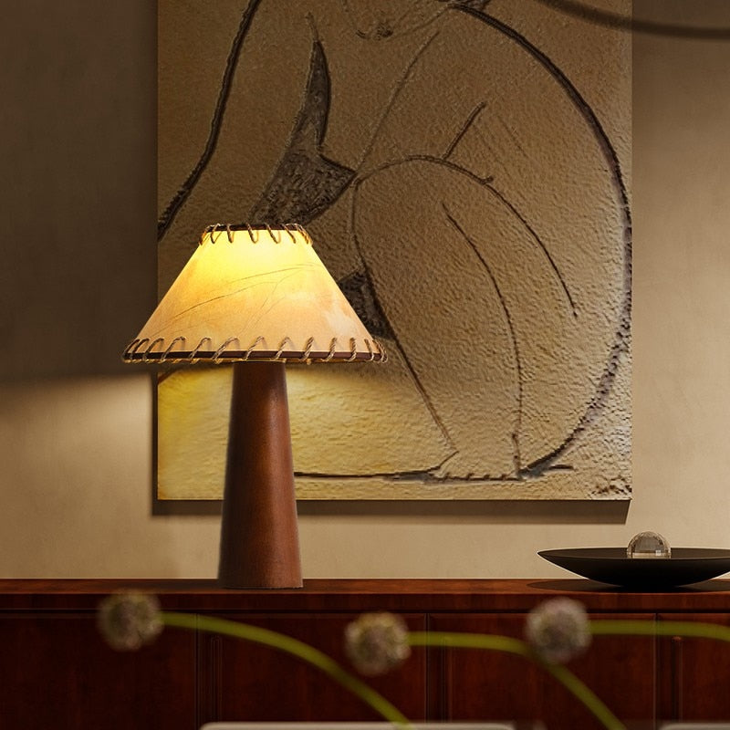 Lampe de Table Wabi-Sabi - Ambiance Tranquille et Élégante