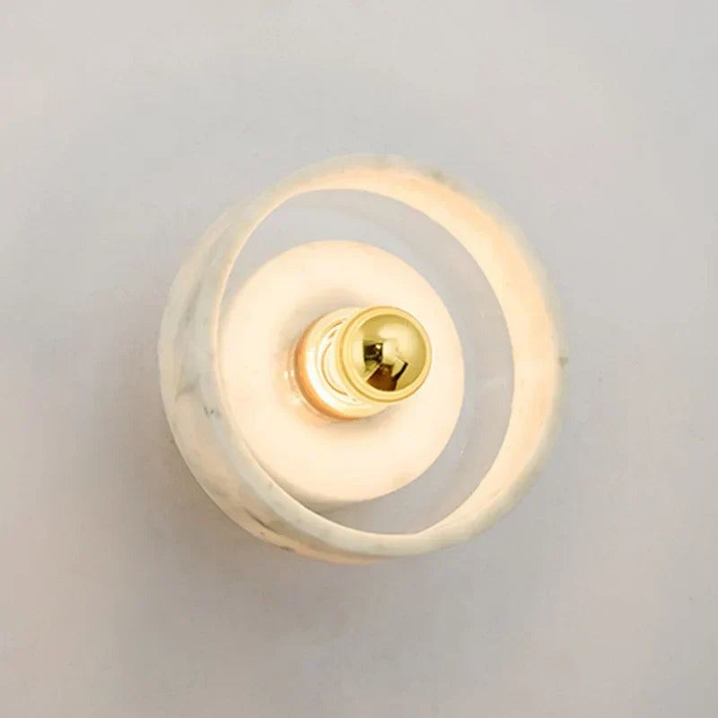 Lampe Murale Wabi-Sabi en Marbre - Élégance Naturelle et Économie d'Énergie