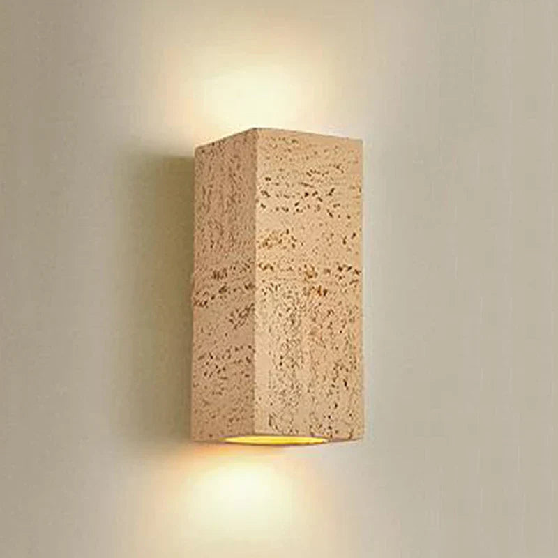Lampe Murale en Ciment - Design Rustique et Énergétiquement Efficace