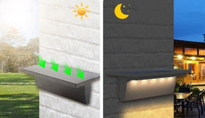 Lumière d'extérieur solaire résistante - Éclairage élégant et durable pour jardins