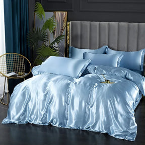 Literie en Satin de Luxe - Douceur et Élégance pour Votre Chambre