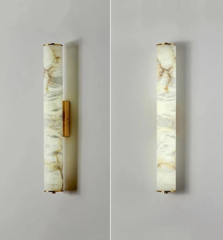Lampe Murale en Marbre - Élégance Wabi-Sabi et Luxe Durable