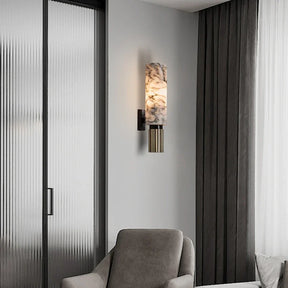 Applique Murale en Marbre et Cuivre - Élégance et Durabilité pour Votre Intérieur