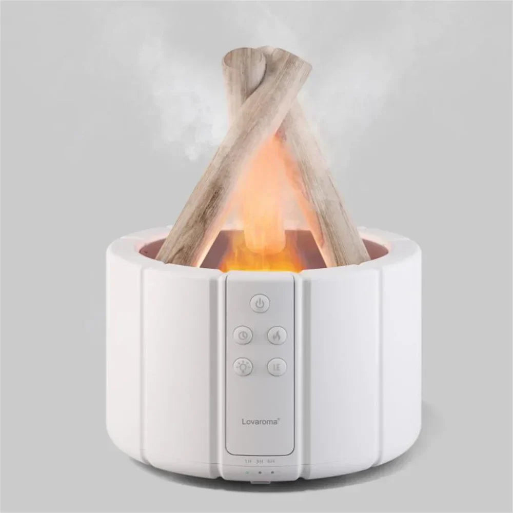 Lampe Humidificateur Multifonctionnelle - Ambiance Apaisante et Éclairage Doux