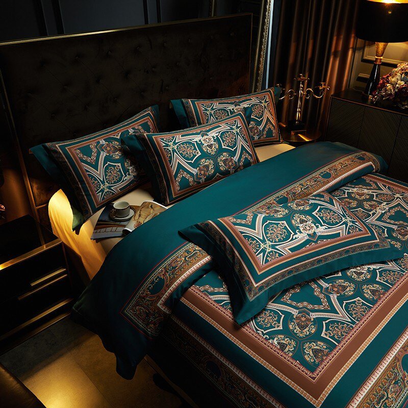 Ensemble de Couette en Coton Égyptien - Luxe et Confort pour un Sommeil Élégant