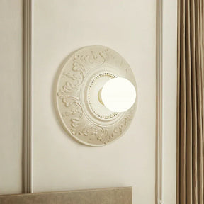 Lampe Vintage Ronde Blanche - Éclairage Rétro pour Intérieurs Sophistiqués